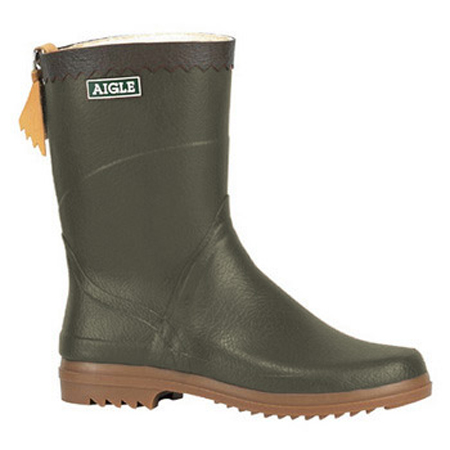 Aigle Bison Olive Green Boots